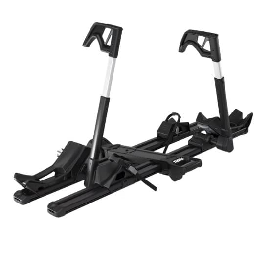 Thule Verse Platform Hitch Mounted bike rack open on white background